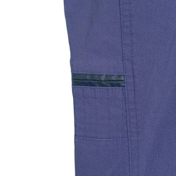 Jamie Sadock Size 10 Pants Womens Purple Button Closure High Waisted Zip Pockets - Picture 6 of 14